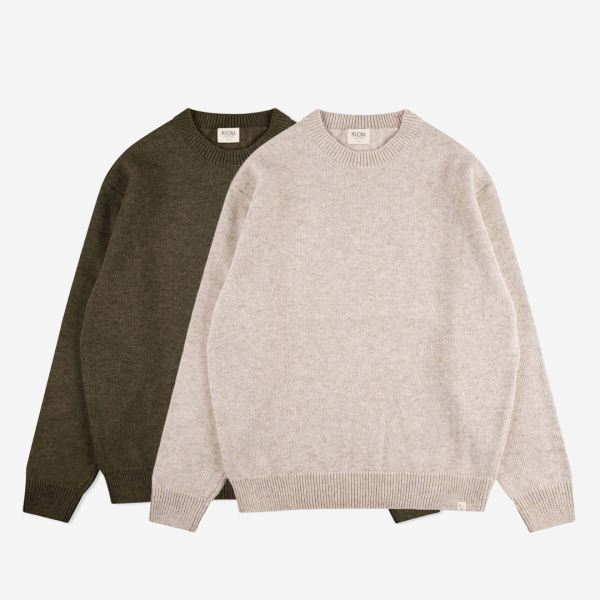 Herren Classic Sweater Lammwolle/Baumwolle
