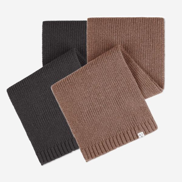 Strickschal Lammwolle/Baumwolle