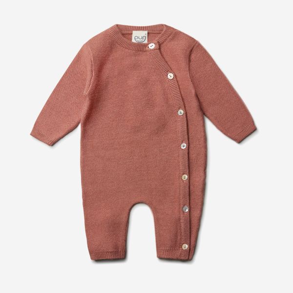 Baby Overall Krausstrick Merinowolle/Seide