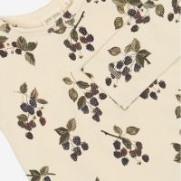 Langarmshirt Bio-Baumwolle Beeren und Pilze