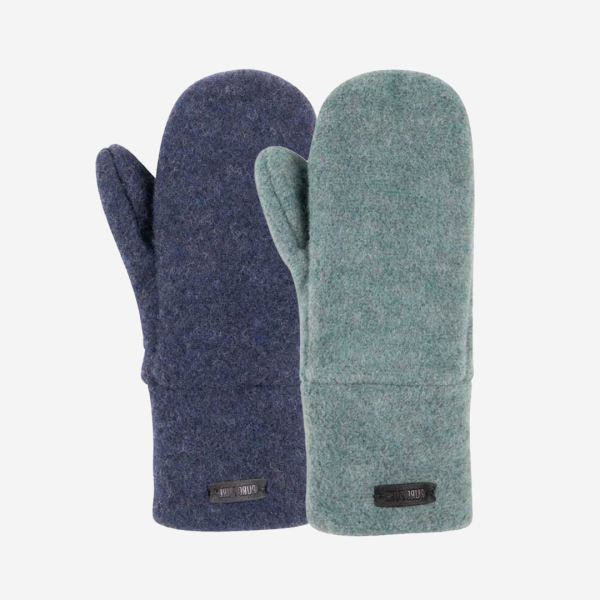 Kinder Fäustel Fleece Bio-Baumwolle/Wolle