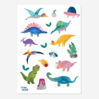 Spülmaschinenfeste Aufkleber Dinos