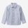 Kinder Flanell Hemd blaugrau melange