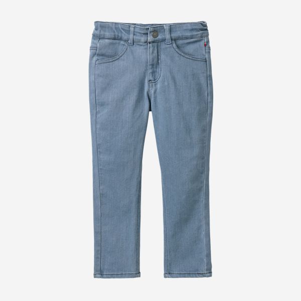 Kinder Twill Hose Baumwolle blaugrau