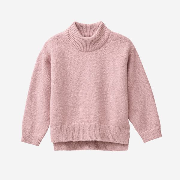 Kinder Strickpullover Baumwolle rosenholz