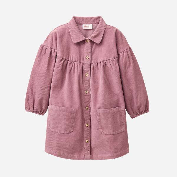 Kinder Cord Kleid dunkelmalve