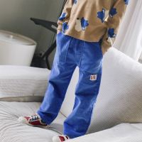 Kord-Hose Baumwolle ink blue