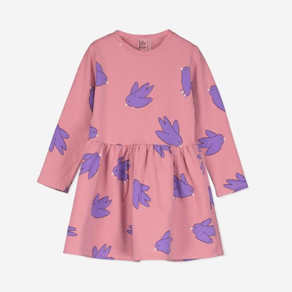 Sweatkleid Baumwolle Birds