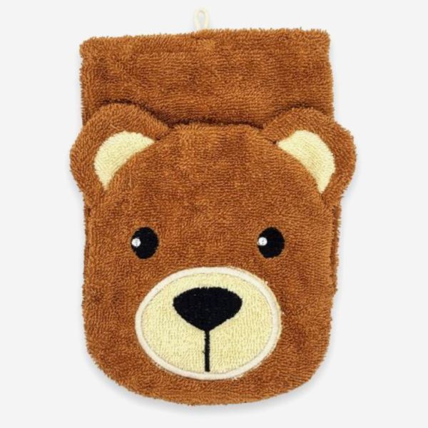 Waschhandschuh Bär