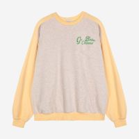Damen Sweatshirt Relaxed Bio-Baumwolle Flower