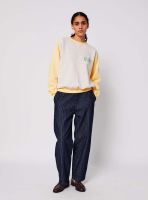 Damen Sweatshirt Relaxed Bio-Baumwolle Flower