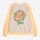 Damen Sweatshirt Relaxed Bio-Baumwolle Flower