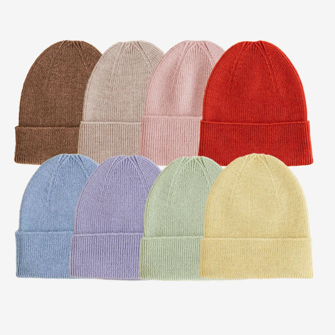 Beanie Wolle "Hvid"