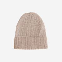 Newborn Beanie Wolle Fonzie sand