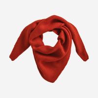 Dreiecksschal Josephina Merinowolle red