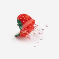Mini Haarklammer Erdbeere