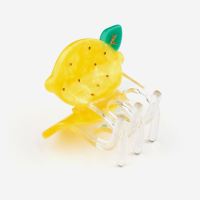Mini Haarklammer Zitrone