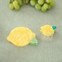 Mini Haarklammer Zitrone