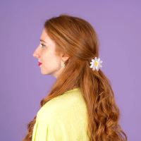 Haarklammer Gänseblümchen