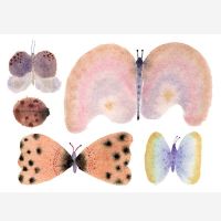 Postkarte „Butterfly Ladybird“
