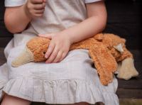 Kuscheltier Gans rost