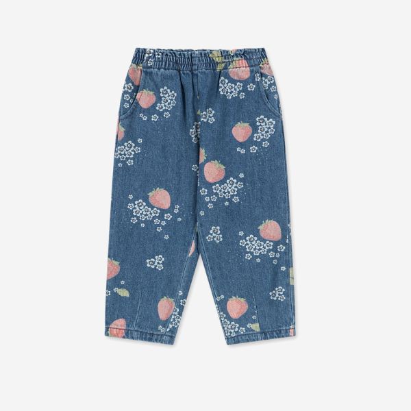 Jeans Hose Magot Bio-Baumwolle Erdbeeren