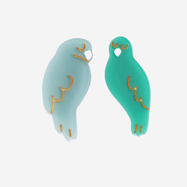 Haarclip Lovebirds Set