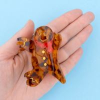 Haarklammer Lebkuchenmann