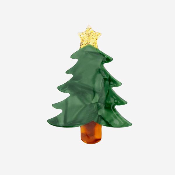 Haarclip Weihnachtsbaum