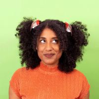 Haarklammer Rotkehlchen