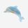 Haarclip Delfin