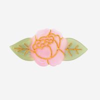 Haarclip Pfingstrose