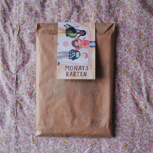 Postkarten Monatskarten-Set (12 Postkarten A6) von Gretas Schwetser