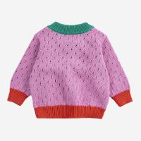 Strickjacke Color Block Bio-Baumwolle 24 Monate