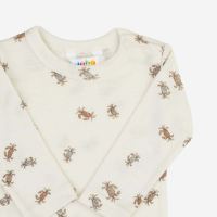 Body langarm Wolle/Seide Krabbe