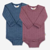 Body langarm Wolle/Seide