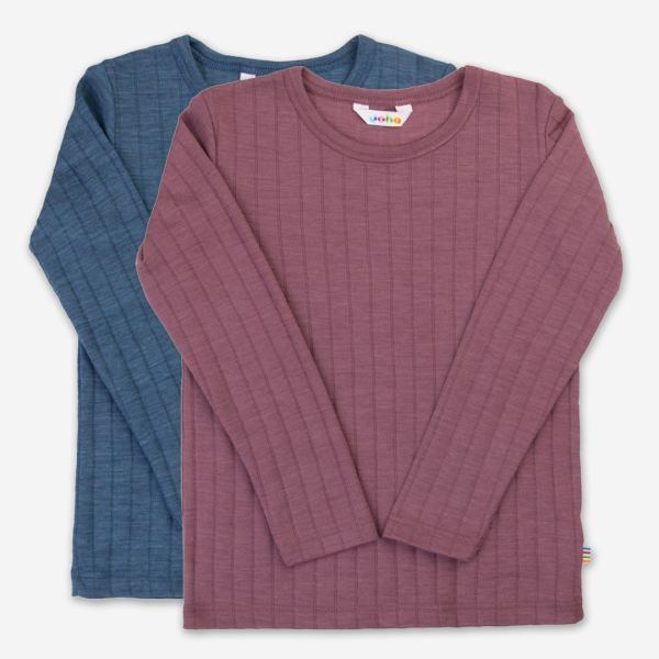 Langarmshirt Wolle/Seide