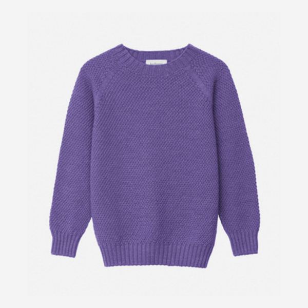 Damen Pullover ADA Wolle violett