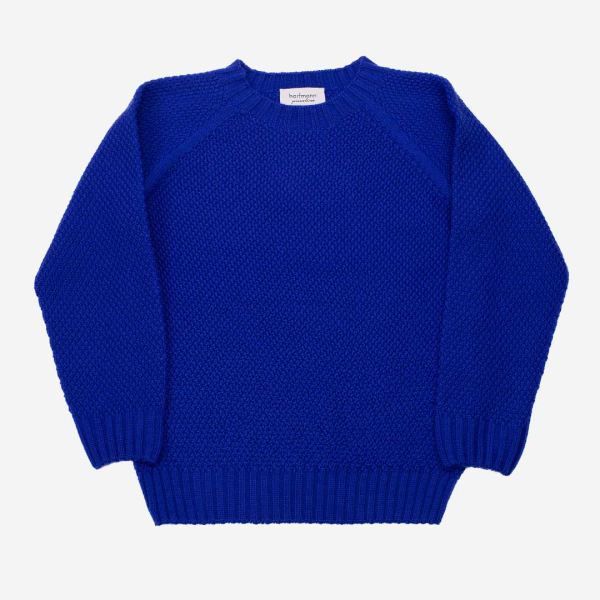 Damen Pullover ADA Wolle lapislazuli