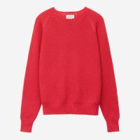 Damen Pullover ADA Wolle orange-koralle