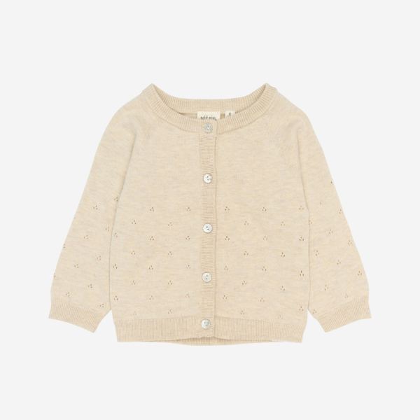 Pointelle Strickjacke Baumwolle