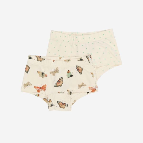 2er Pack Hipsters Bio-Baumwolle butterfly
