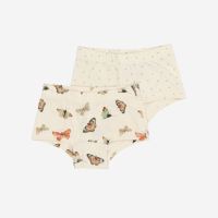 2er Pack Hipsters Bio-Baumwolle butterfly