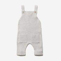 Latzhose Rippenstrick Bio-Baumwolle/Seide