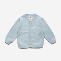 Strickjacke Popcorn Bio-Baumwolle/Seide