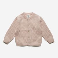 Strickjacke Popcorn Bio-Baumwolle/Seide