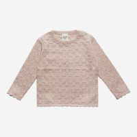 Pullover Ajourstrick Bio-Baumwolle/Seide