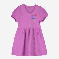 Kleid Sonne, Mond, Sterne Bio-Baumwolle