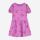 Kleid Kirschen Bio-Baumwolle magenta