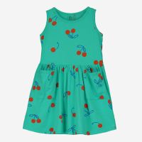 Trägerkleid Kirschen Bio-Baumwolle